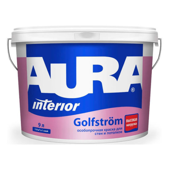 Краска Aura Golfstorm моющаяся особо прочная