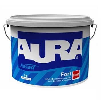 Краска Aura Fort для фасадов и цоколей 9 л.