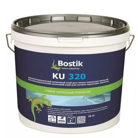 Клей для напольных покрытий Bostik KU 320 универсальный 20 кг.
